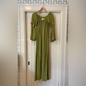 Pitusa bell sleeve long light weight dress
